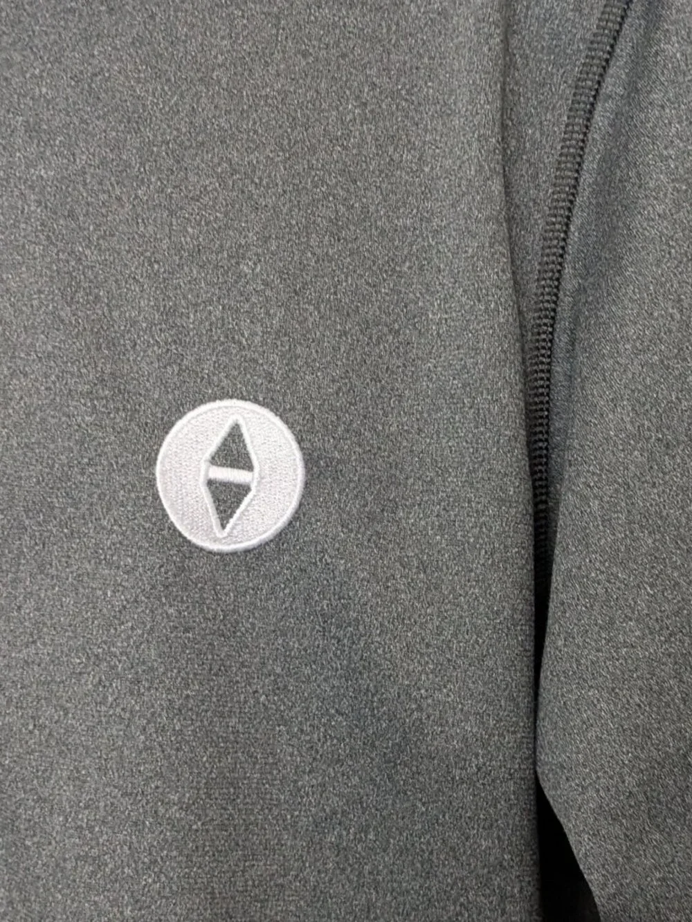 The North Face Long Sleeve 1/4 Zip Pullover Gray Men's Size  Large